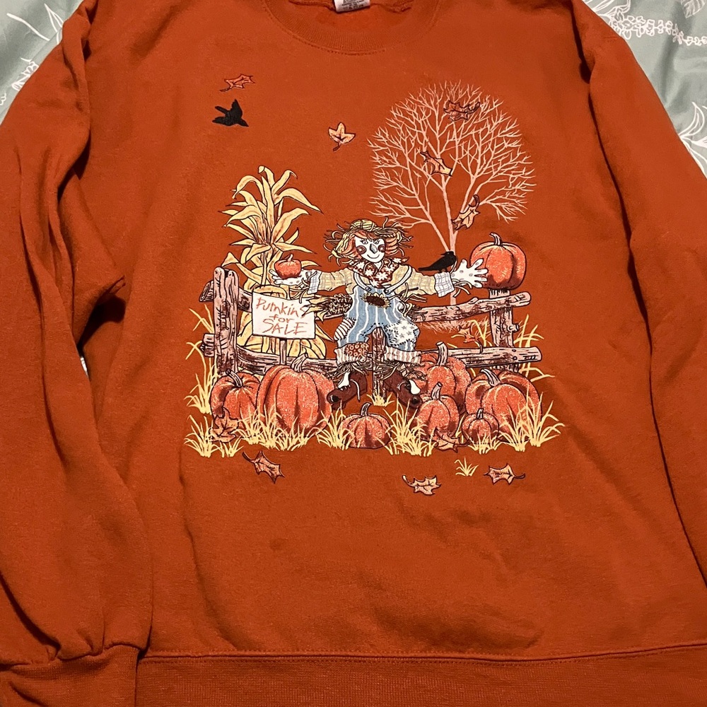 Women’s  Pumpkin Patch Graphic Sweater - 🍊